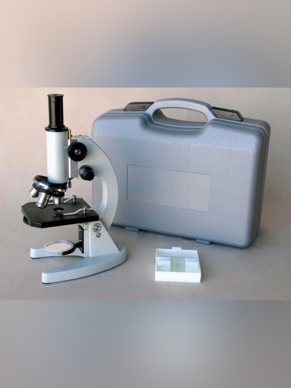 Student Compound Microscope Kit with Carry Case - Light Blue - Picture 4 of 12